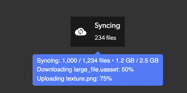 clearer syncing process in diversion