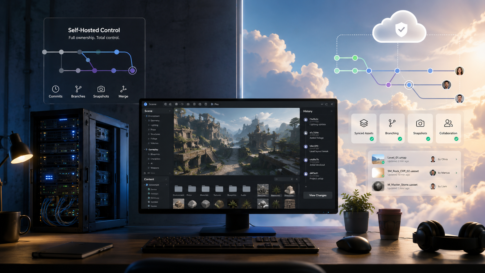 URC (Unreal Revision Control) vs. Diversion