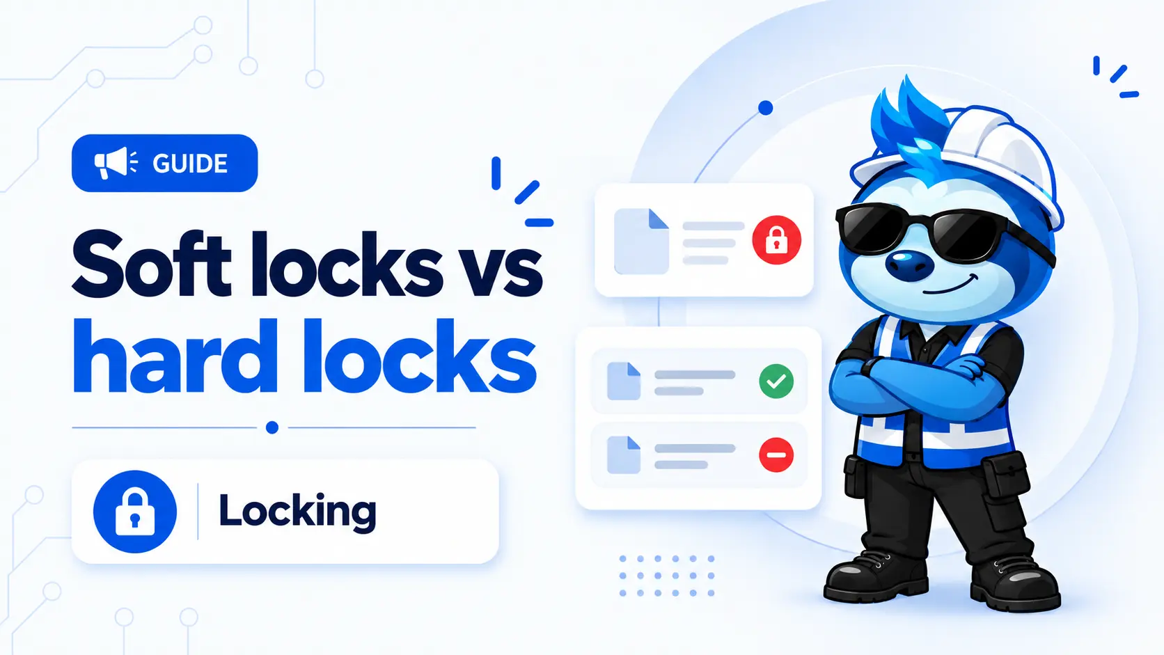 How do you lock a file in version control?