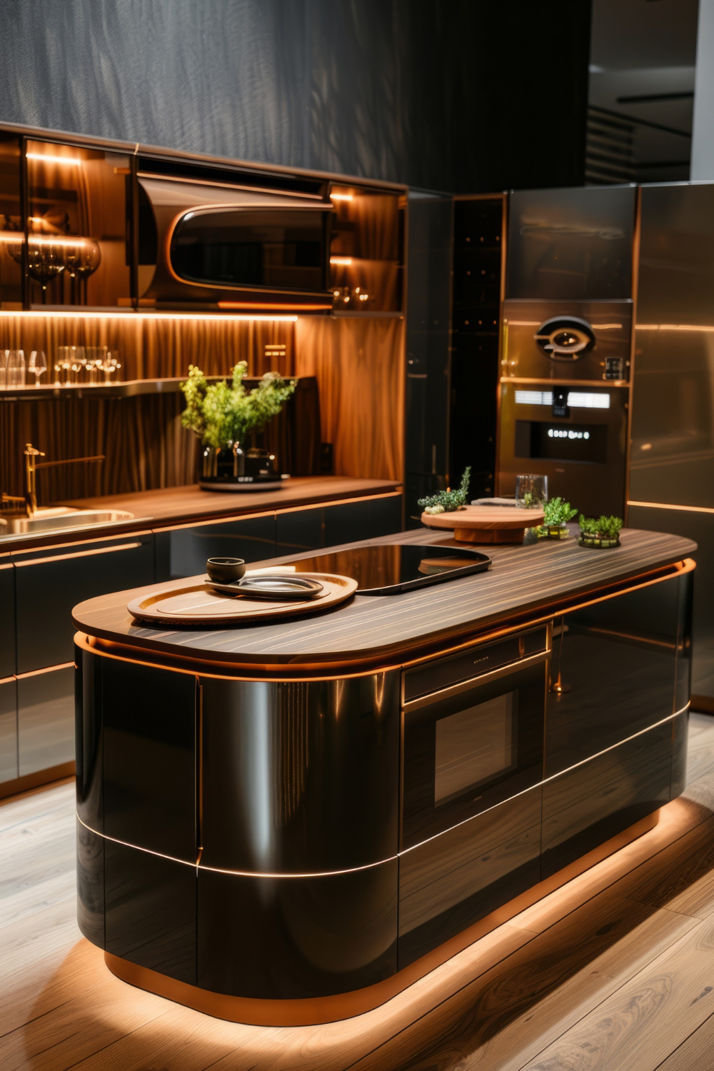 Modern luxury kitchen interior design