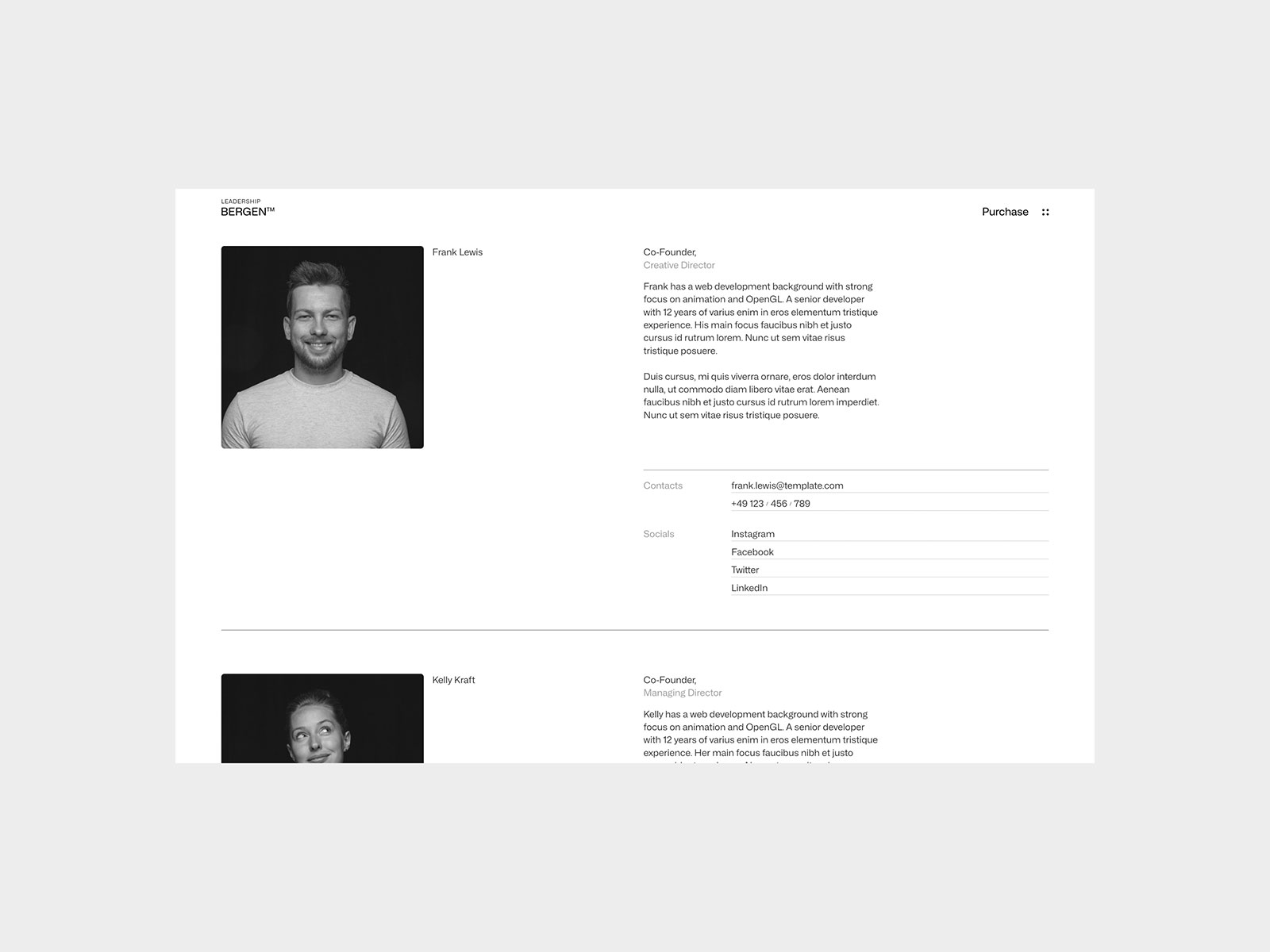Moss Webflow Portfolio Template