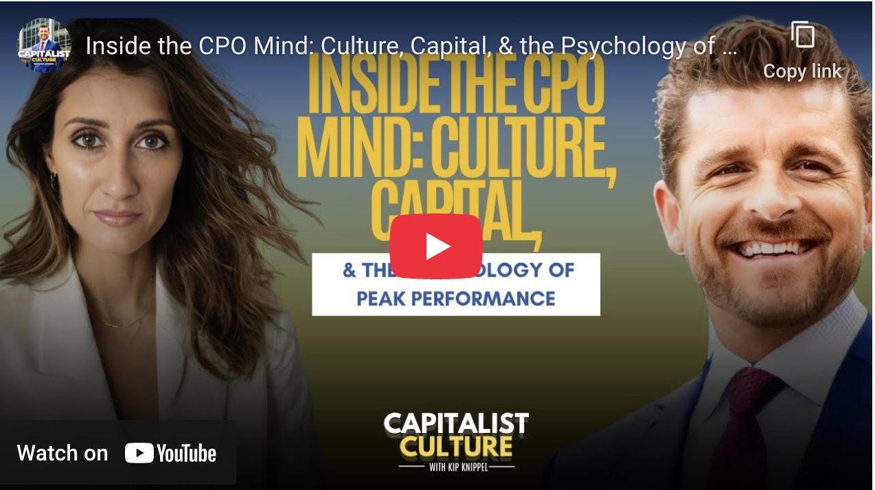 Inside the CPO Mind: Culture, Capital, & the Psychology of Peak Performance