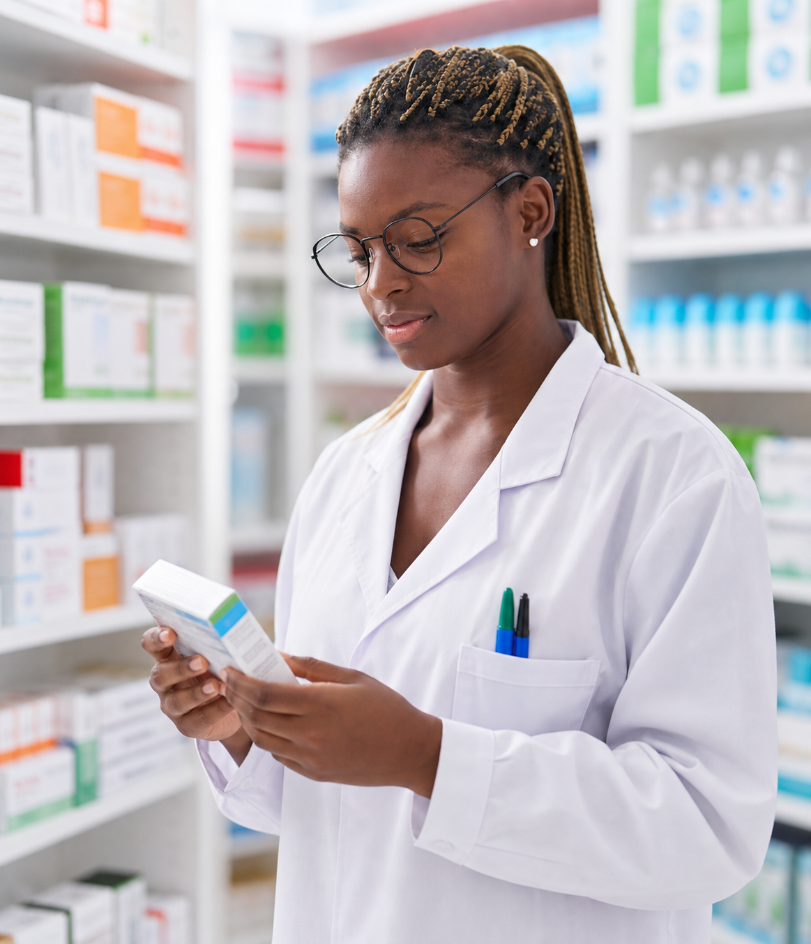 Étudiante en pharmacie