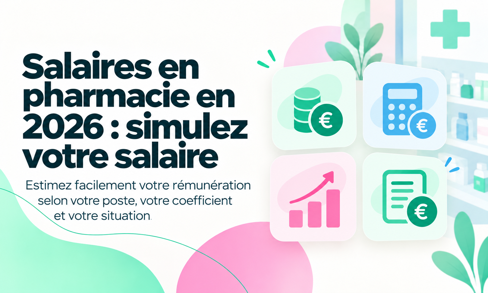 Salaires en pharmacie en 2026 : simulez votre salaire