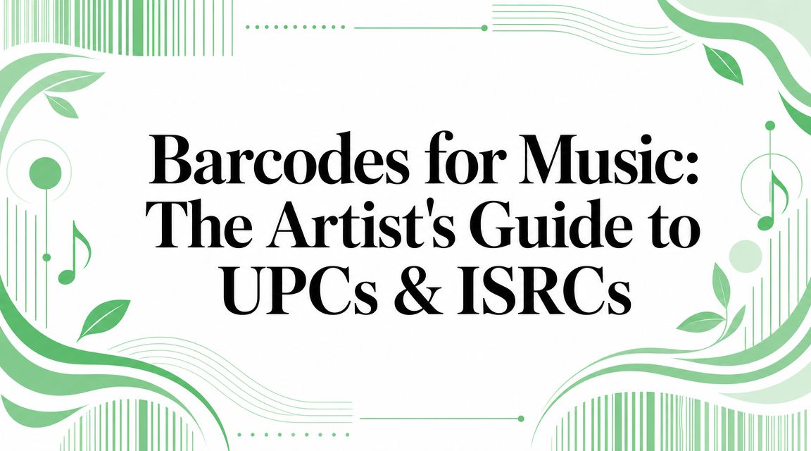 Barcodes for Music: The Artist's Guide to UPCs & ISRCs