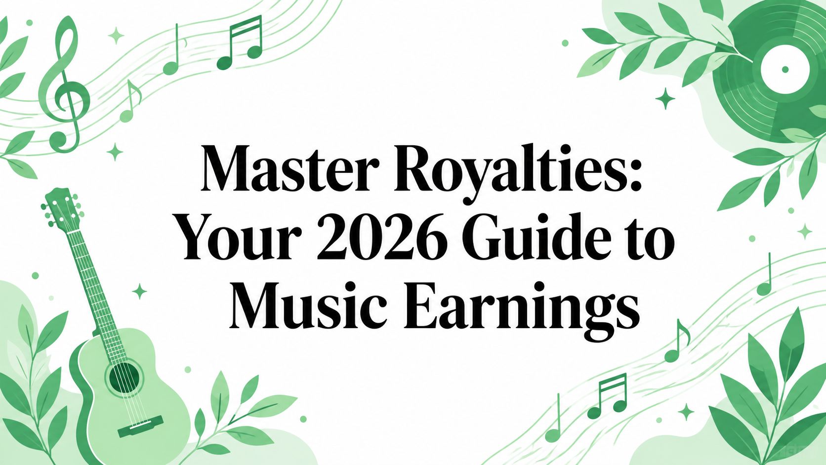 Master Royalties: Your 2026 Guide to Music Earnings