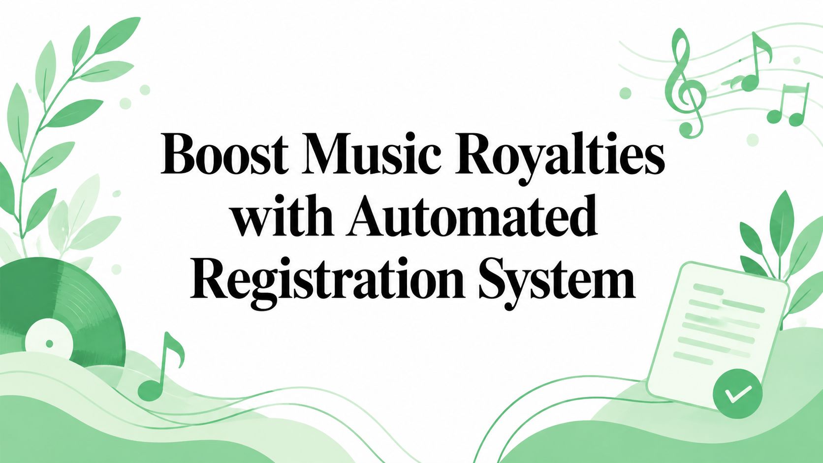 Boost Music Royalties with Automated Registration System