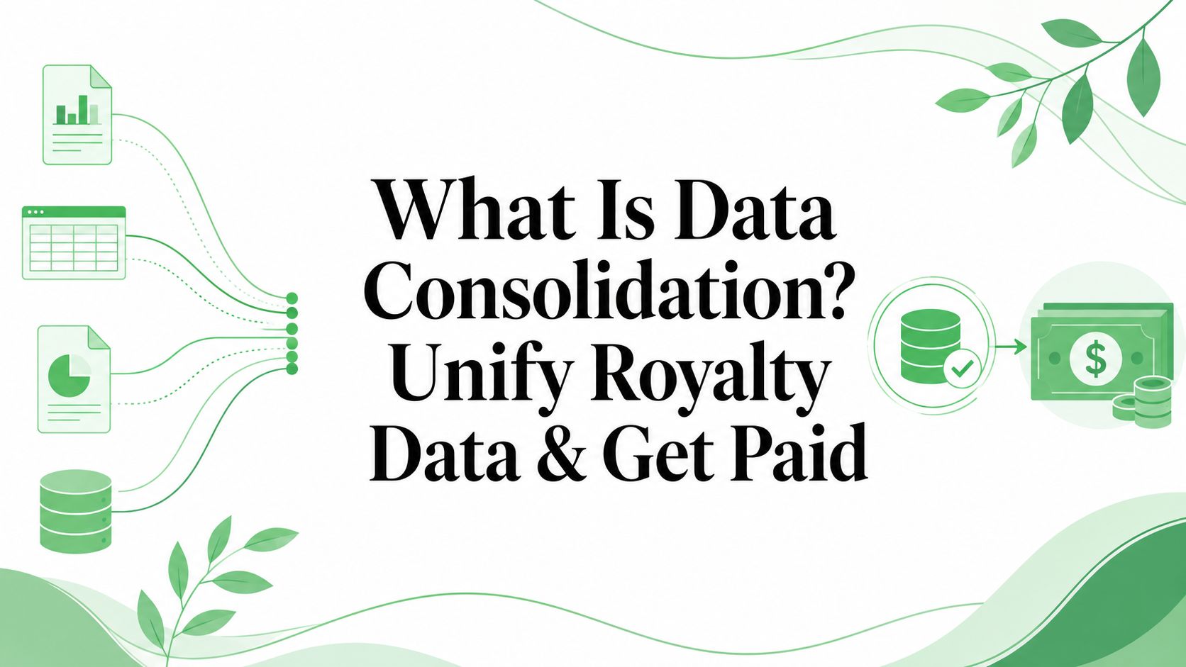 What Is Data Consolidation? Unify Royalty Data & Get Paid