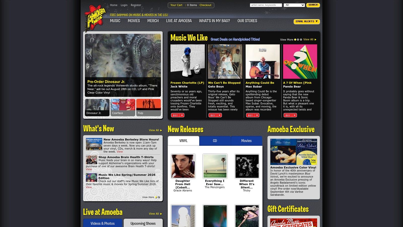 Amoeba Music (in-store buy/trade)