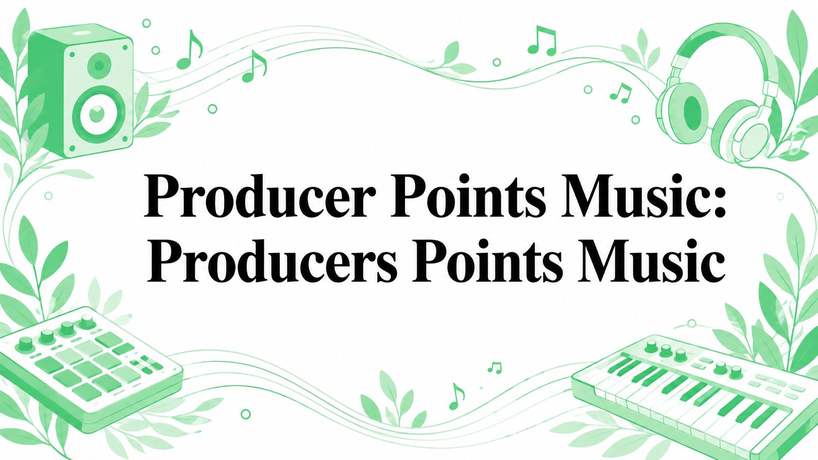 Producer Points Music: Producers Points Music