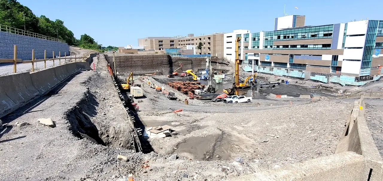 Brayman Tackles Challenging Excavation at Geisinger Wyoming Valley Hospital