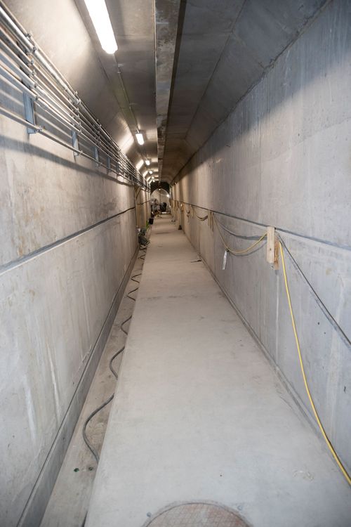 A section of the Bluestone tunnel