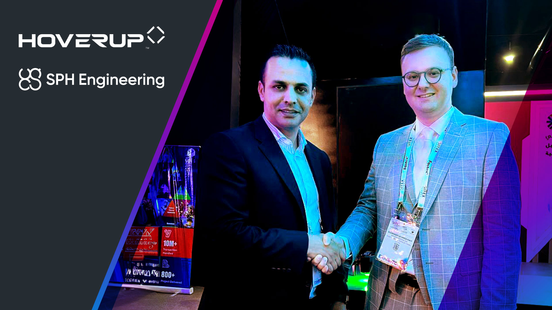 SPH Engineering y HoverUp forjan una asociación estratégica para difundir las tecnologías de espectáculos de drones en Oriente Medio