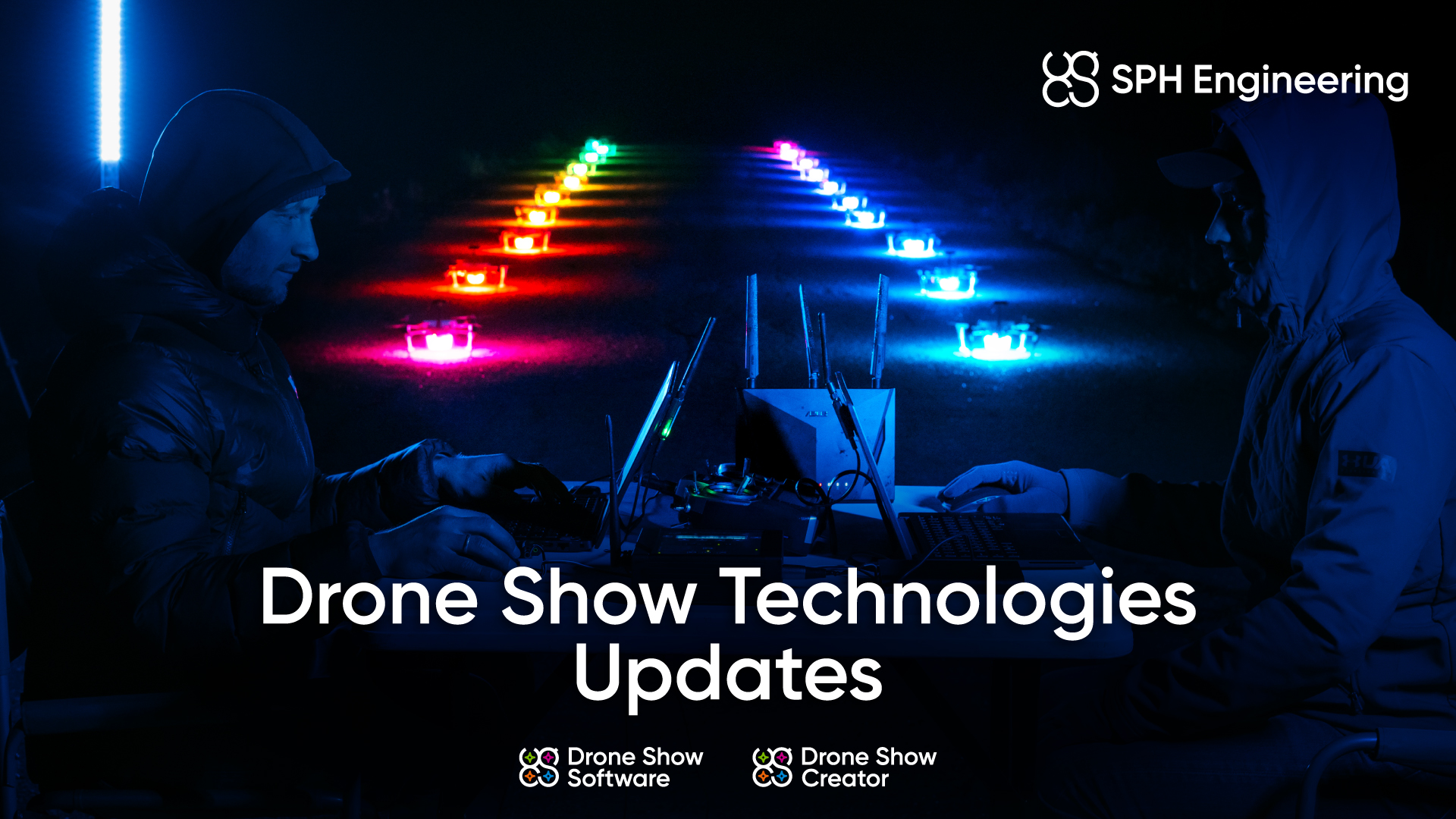 SPH Engineering establece un nuevo estándar para los espectáculos de drones con las últimas actualizaciones de tecnologías para espectáculos de drones