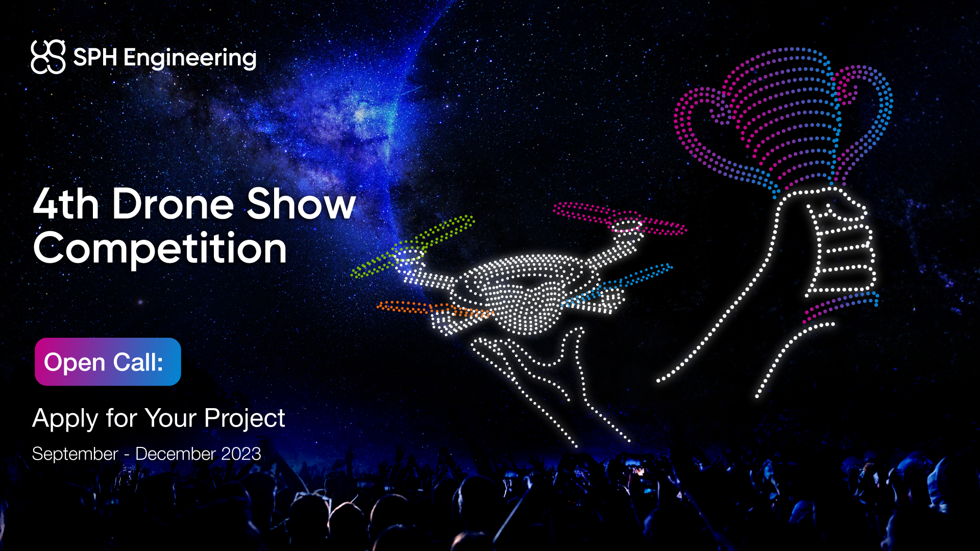 Llamando a todos los innovadores de la exhibición de drones: el cuarto concurso internacional de exhibición de drones está abierto a la presentación de solicitudes