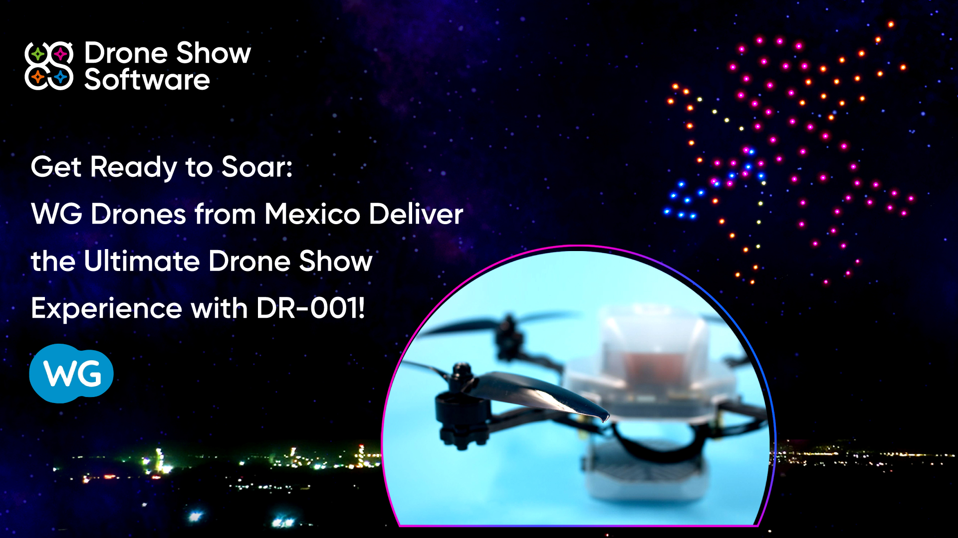 «Prepárate para volar: ¡los drones de México ofrecen la mejor experiencia de espectáculo de drones con el DR-001!»