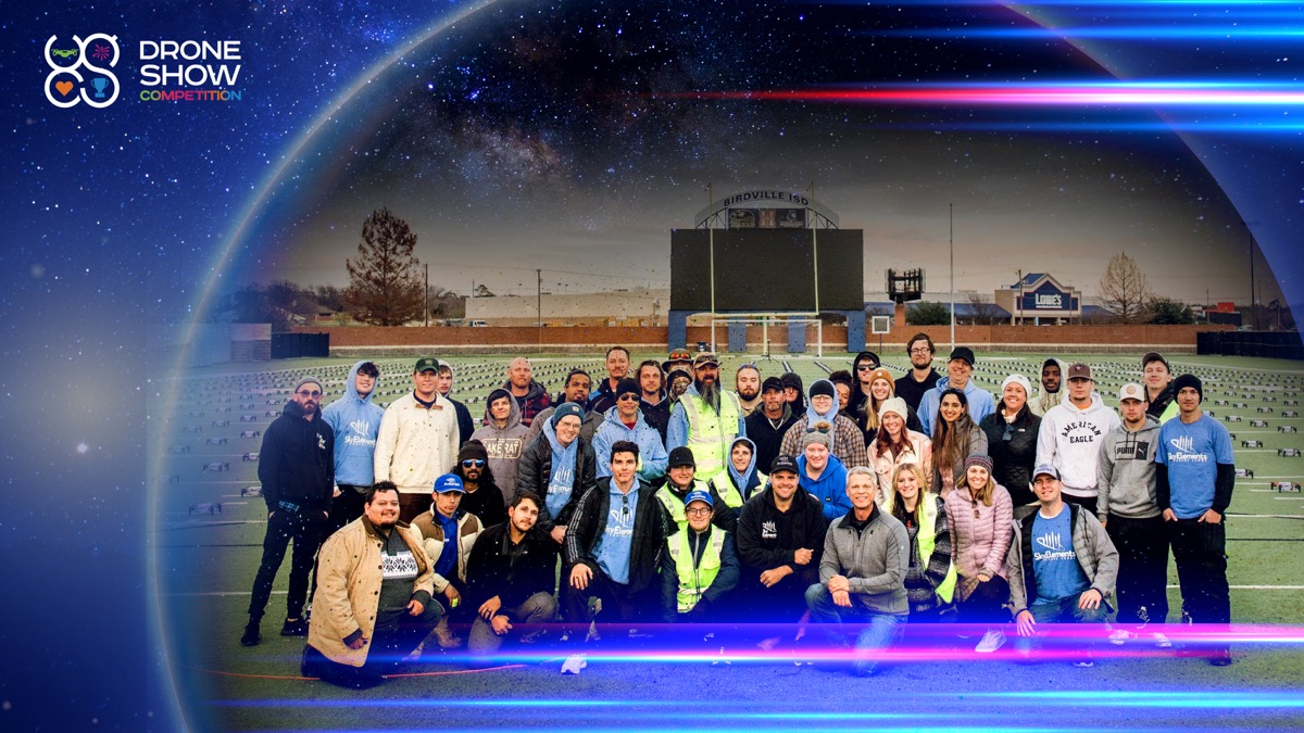Los miembros de la comunidad de Drone Show establecieron récords