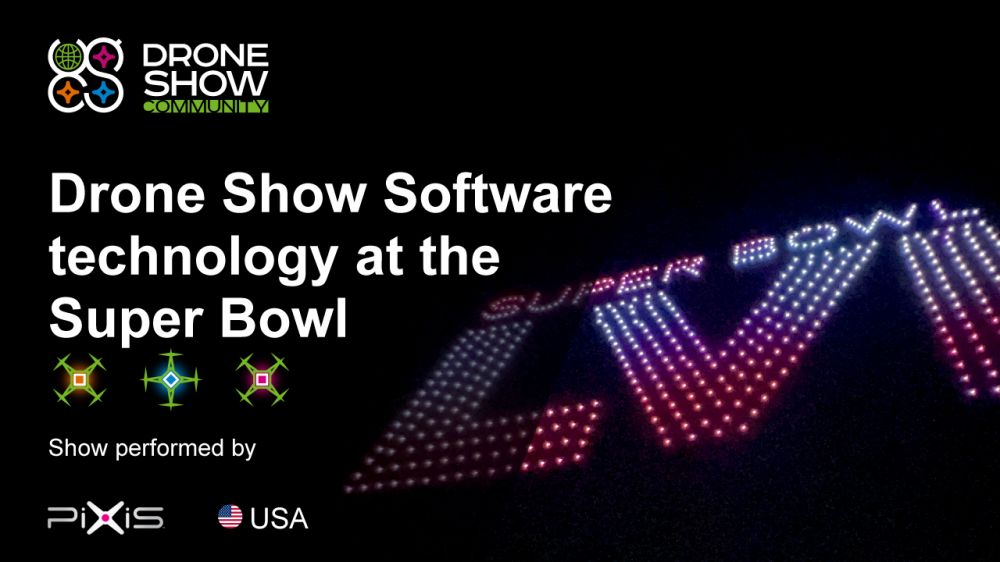 Drone Show Las tecnologías de software de SPH Engineering se utilizaron para configurar el programa de espectáculos de drones de la Super Bowl 2022