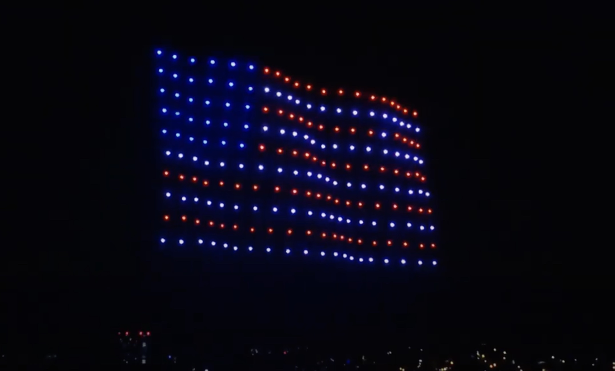 200 drones gestionados por Drone Show Software