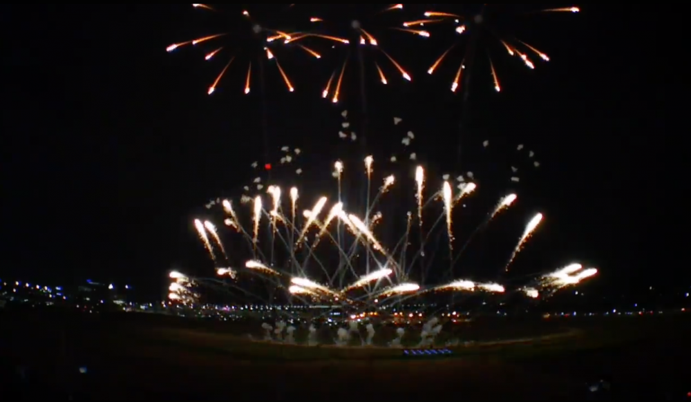 Platinum Fireworks Inc. mejora el espectáculo de fuegos artificiales con luces de drones