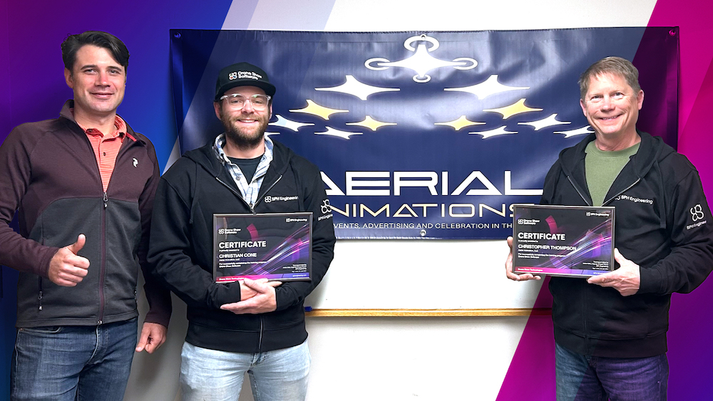 Aerial Animations completa con éxito la formación sobre el software Drone Show