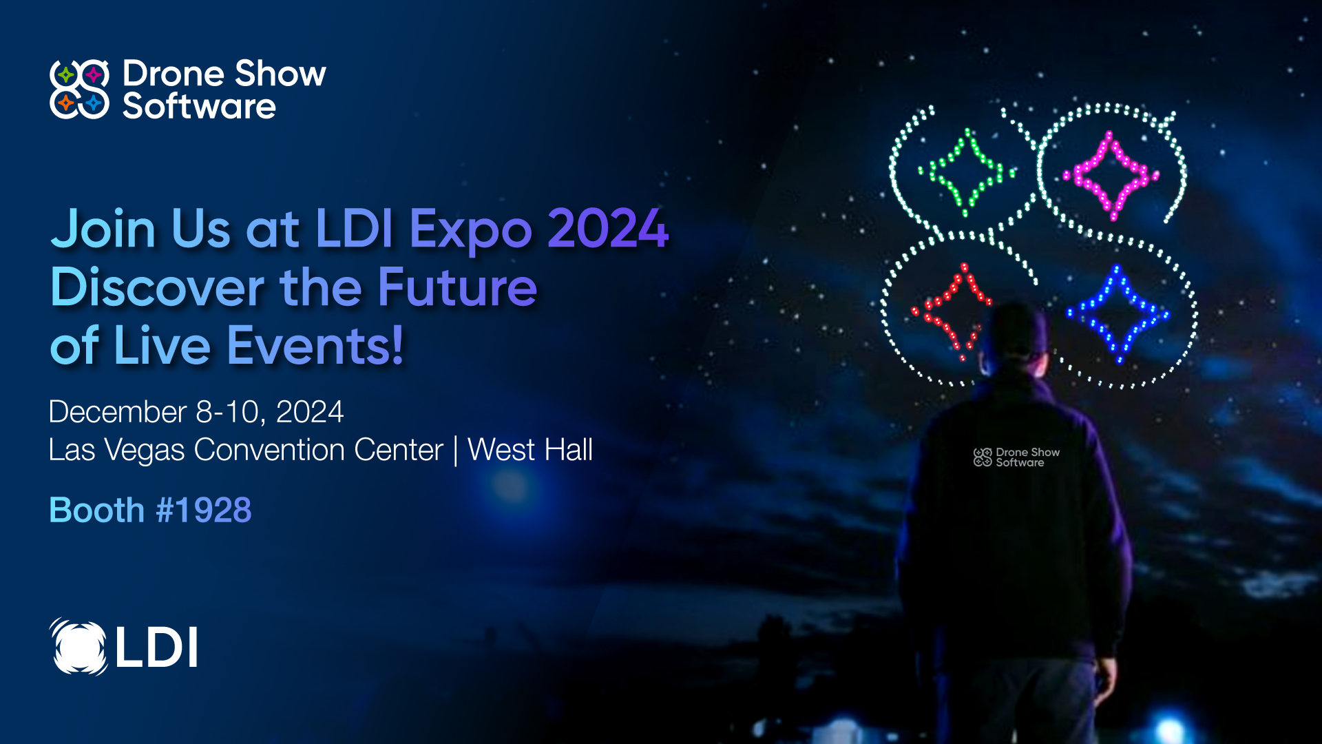 Únase a Drone Show Software en LDI Expo 2024