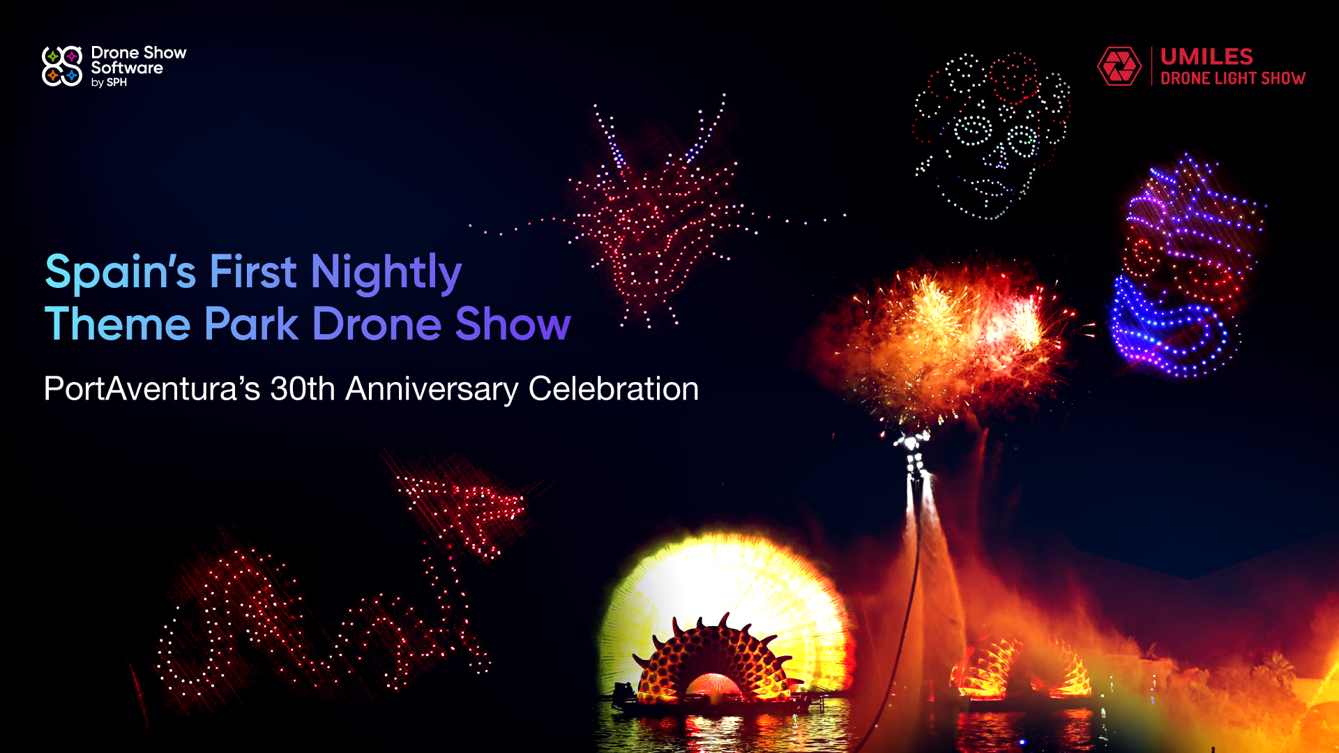 PortAventura’s 30th Anniversary: Launching Spain’s First Nightly Drone Show in a Theme Park