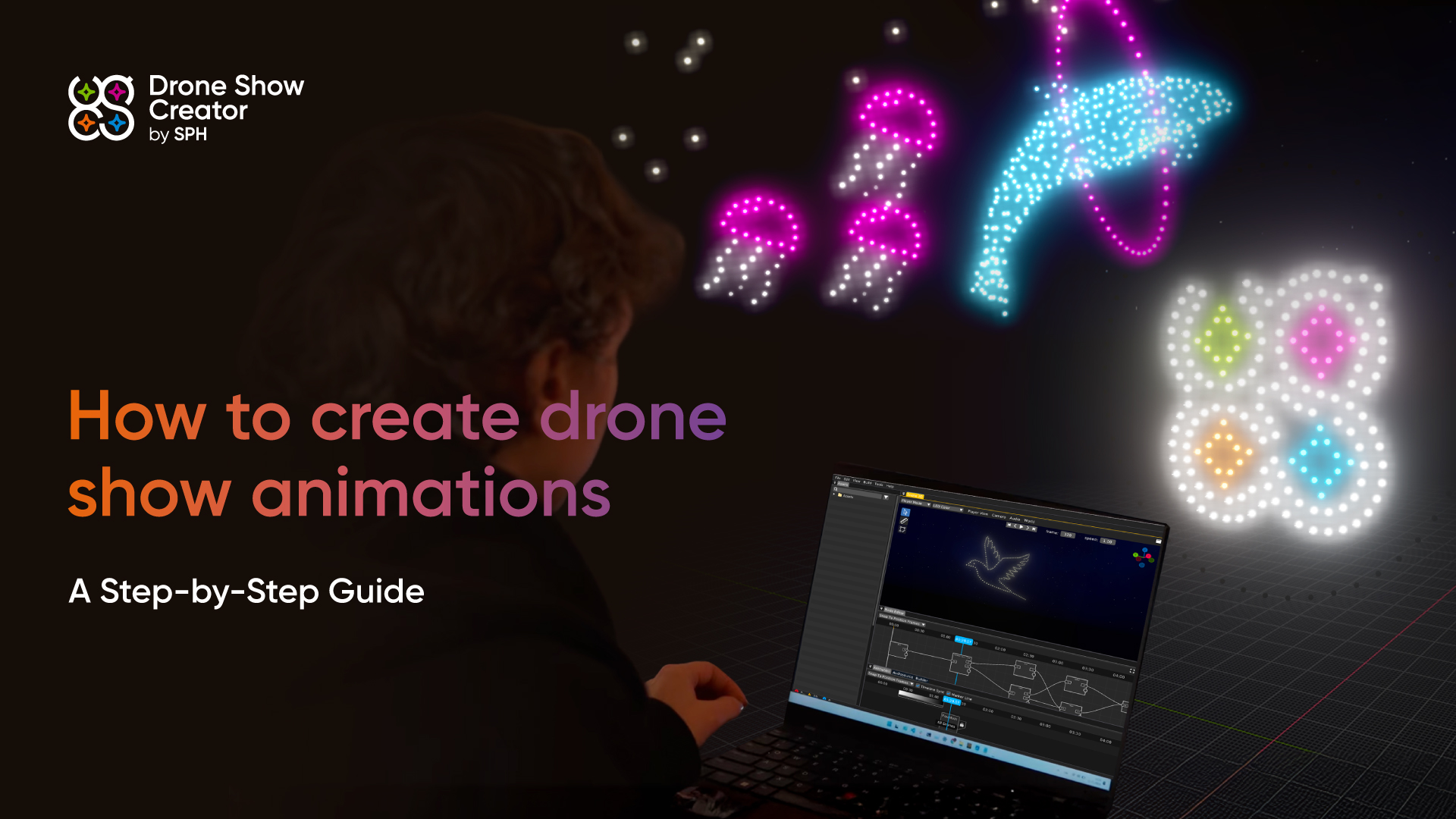 How to create drone show animations