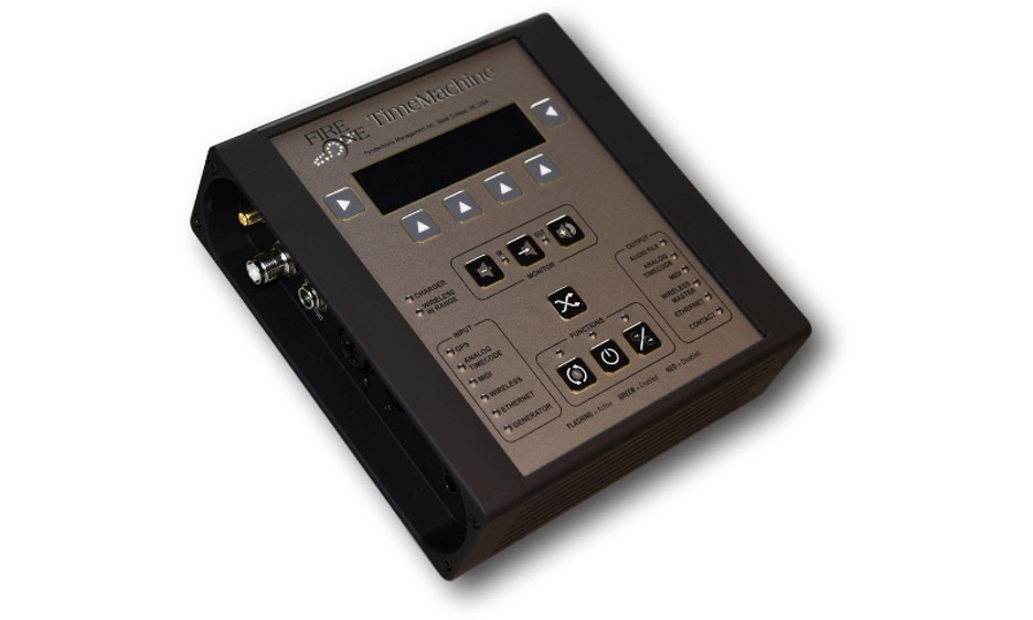 drone show with fireworks timecode FireOne TimeMachine