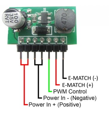 Pyro drone show displays payload and triggering systems