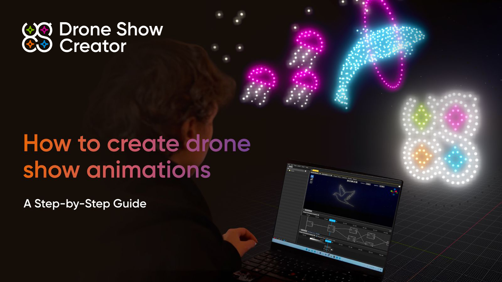 How to create drone show animations