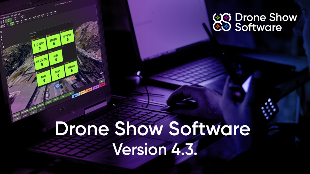 Drone Show Software presents Drone Show Software 4.3, elevating Drone Shows to new heights