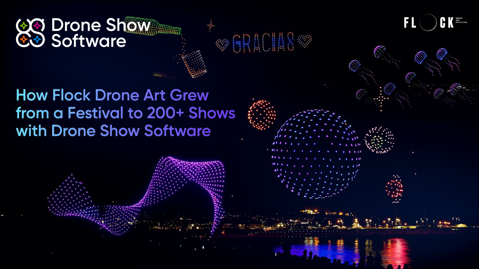 Customer Story: Flock Drone Art on Scaling with Drone Show Software