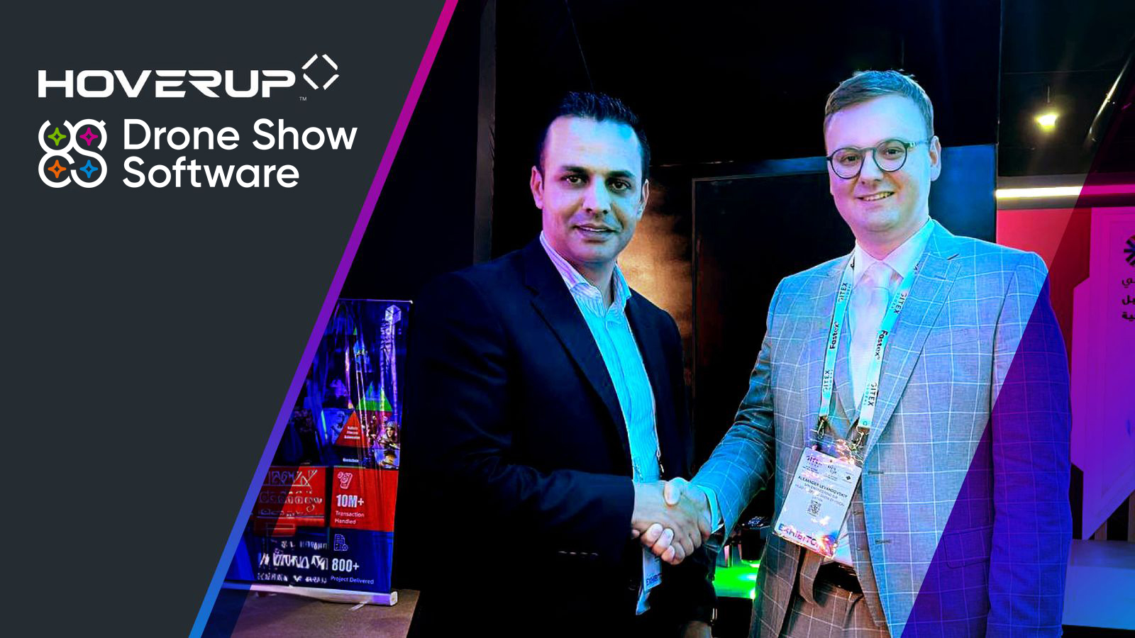 Drone Show Software and HoverUp Forge Strategic Partnership to Spread Drone Show Technologies in the Middle East