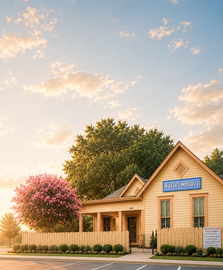 Nueces Mosque exterior in Austin