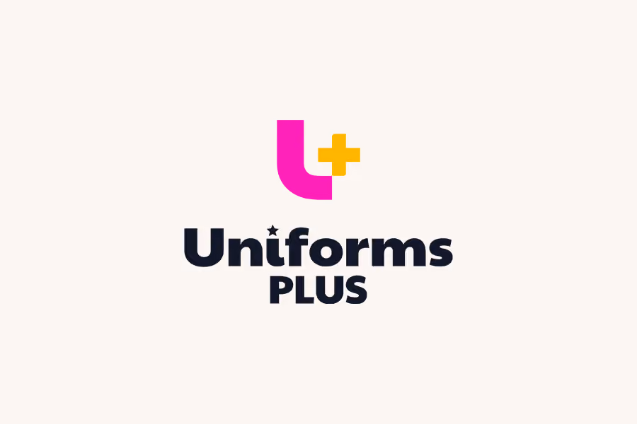 Logo design for Uniforms Plus