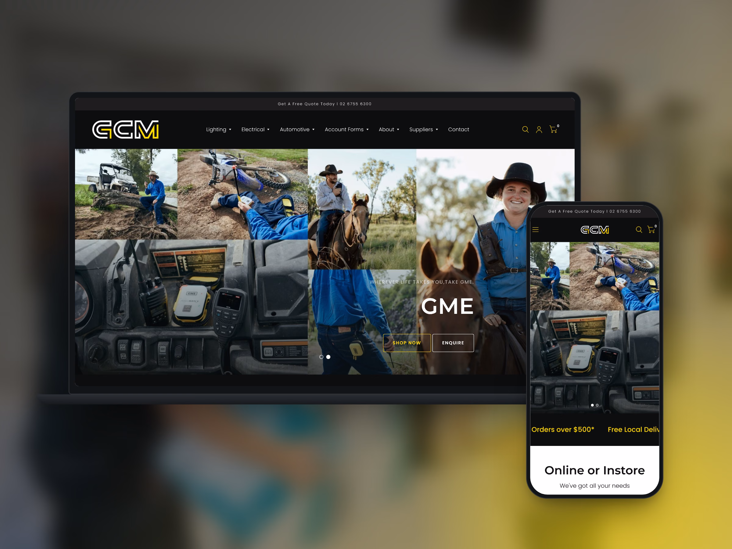 GCM Online Store