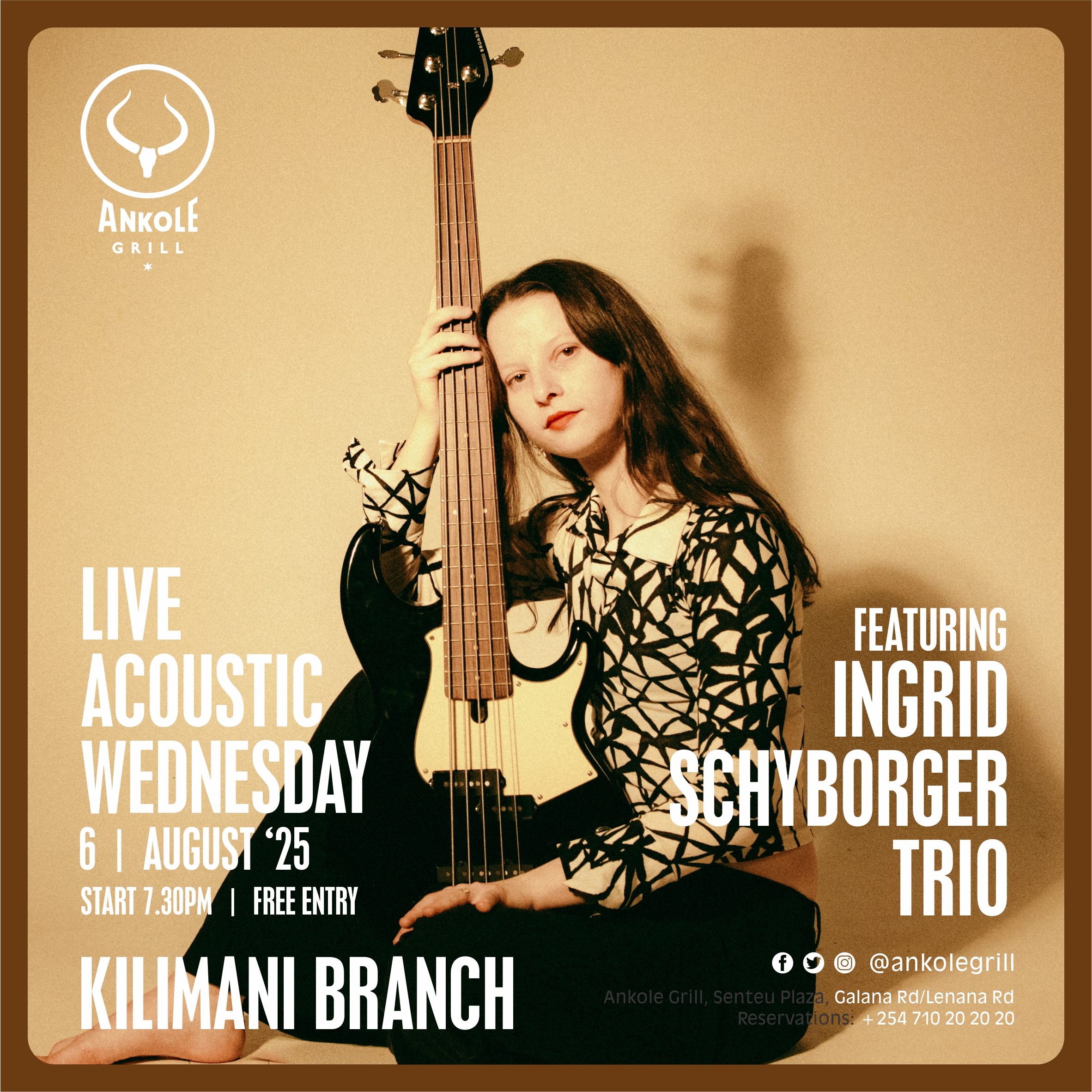 Live Acoustic Wednesday - INGRID SCHYBORGER TRIO