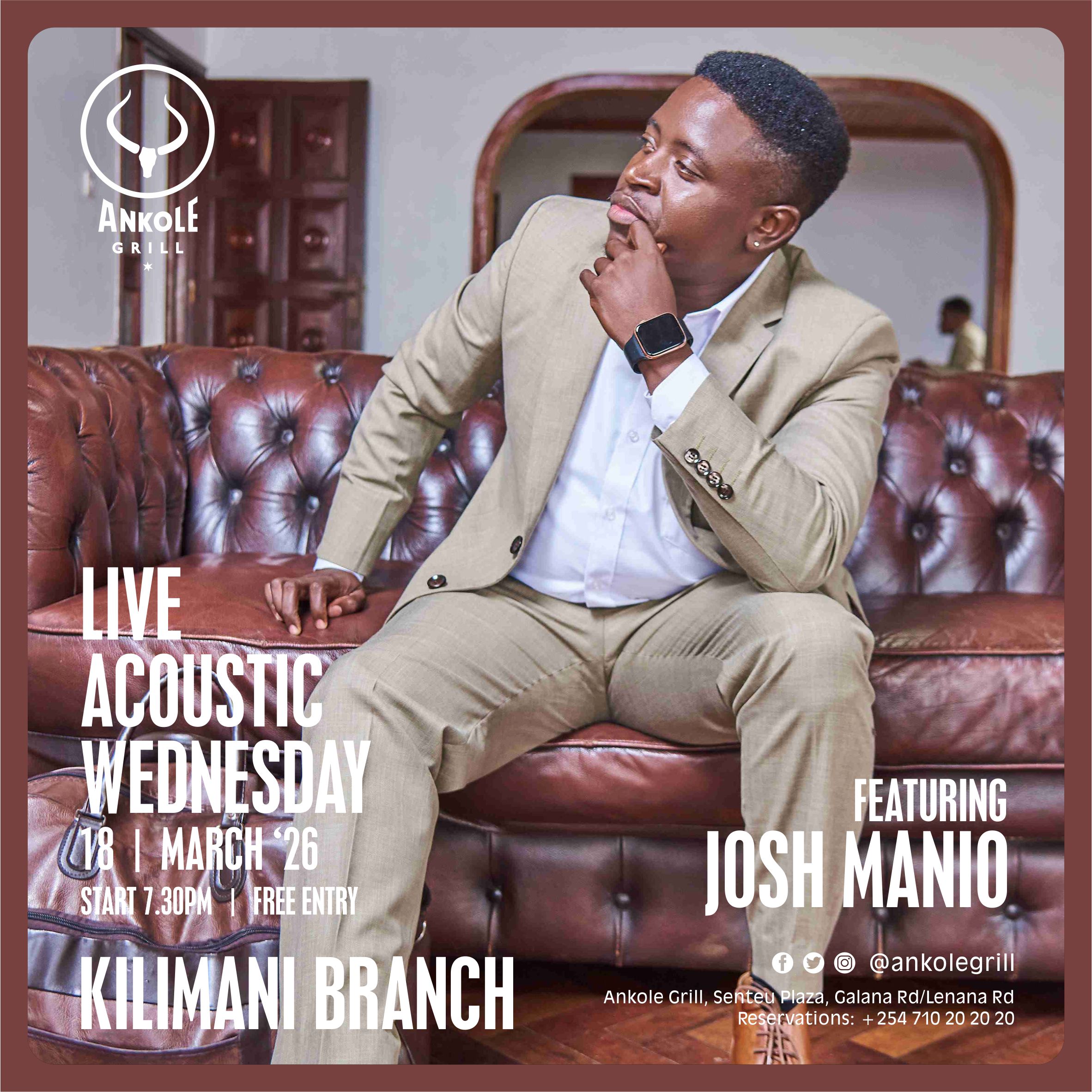 Live Acoustic Wednesday - JOSH MANIO