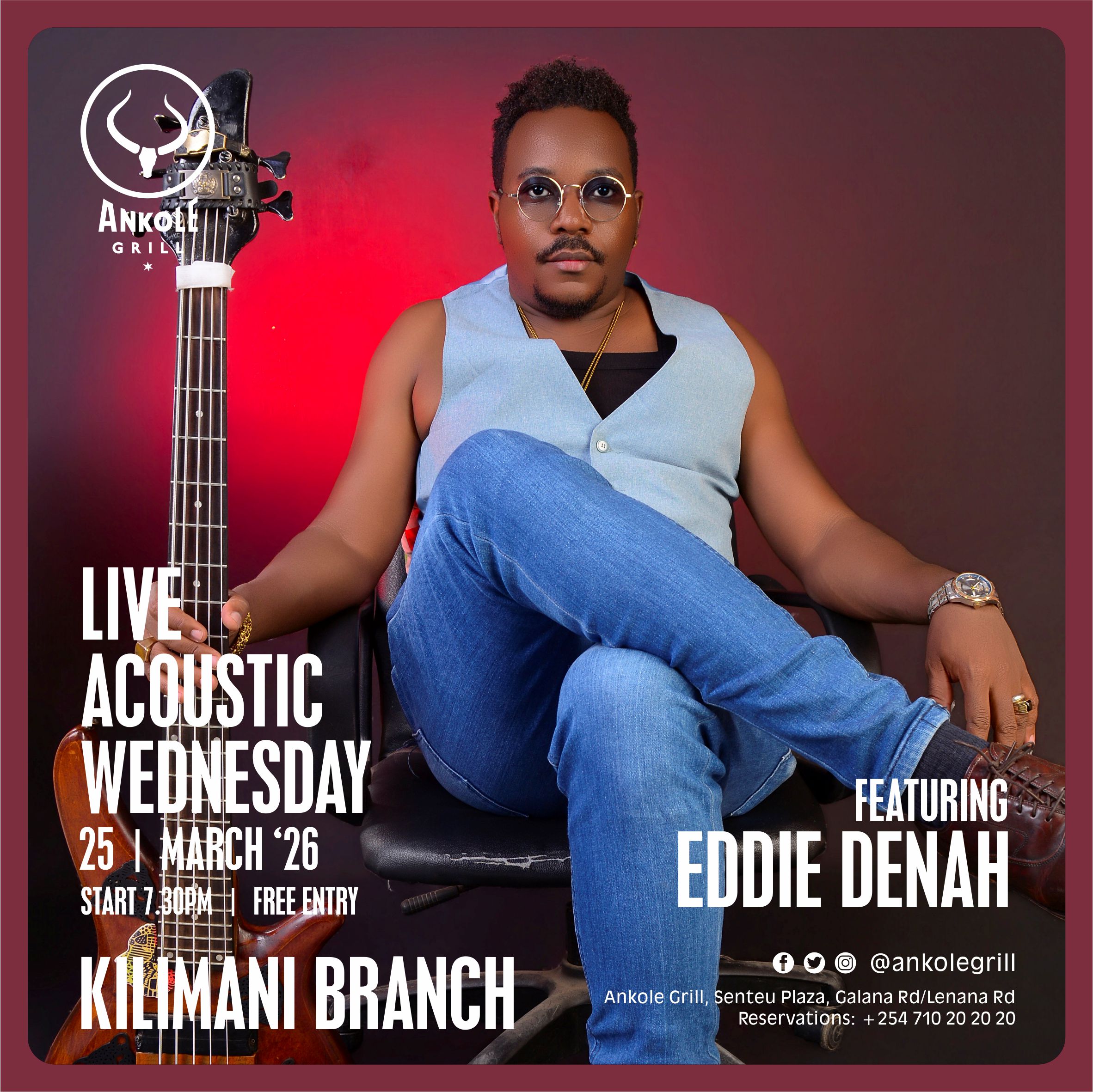 Live Acoustic Wednesday - EDDIE DENAH