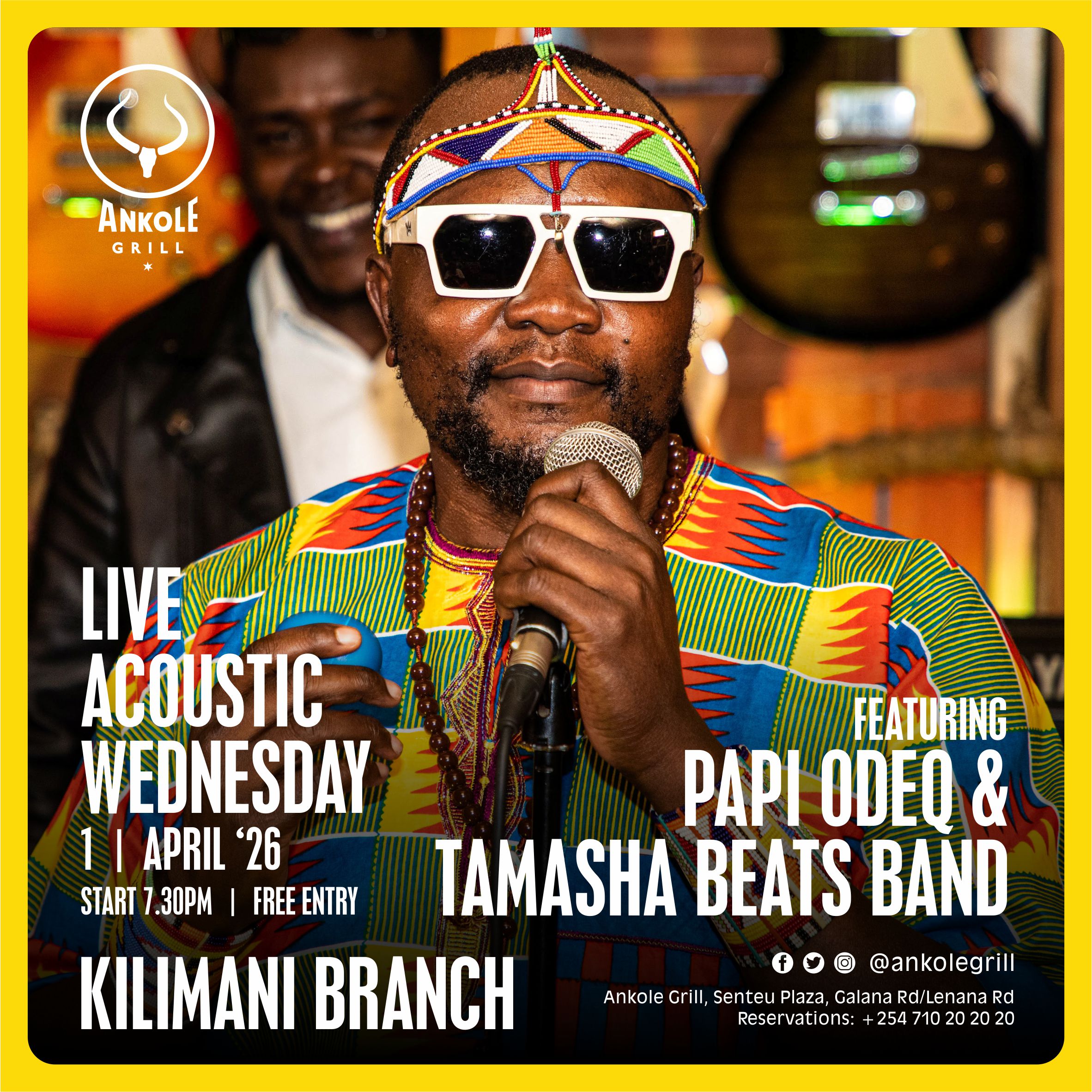 Live Acoustic Wednesday - PAPI ODEQ & TAMASHA BEATS BAND