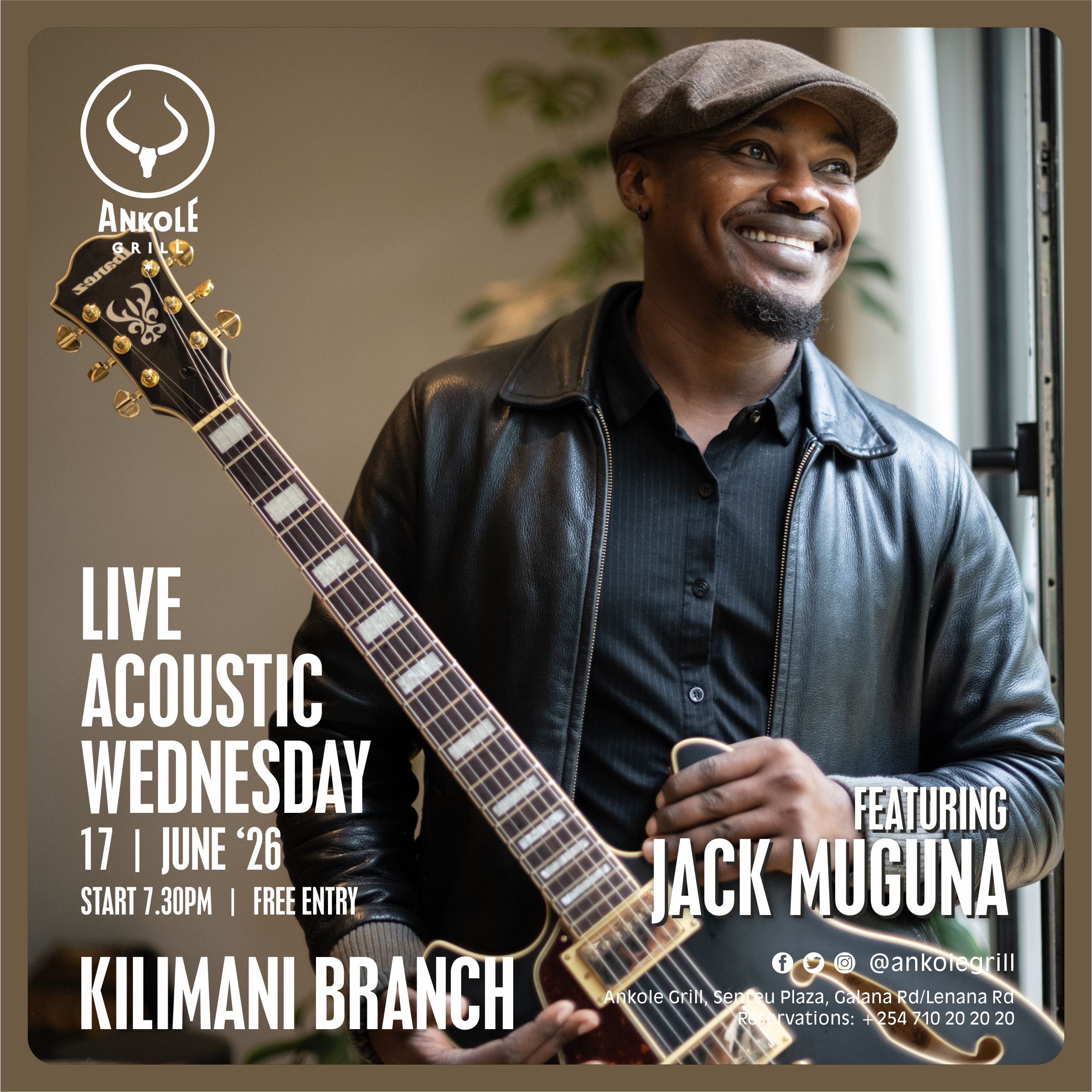 Live Acoustic Wednesday - JACK MUGUNA