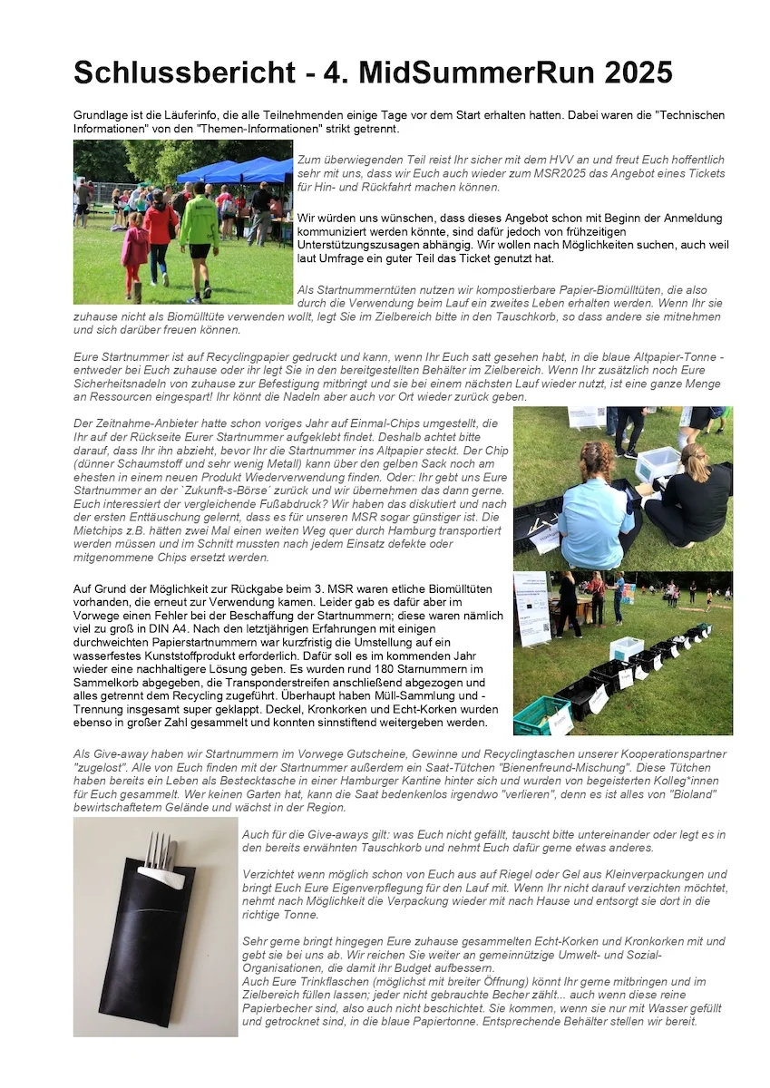 3. MidSummerRun am 21.06.2024 Flyer vom Lauftreff Alstertal e.V.