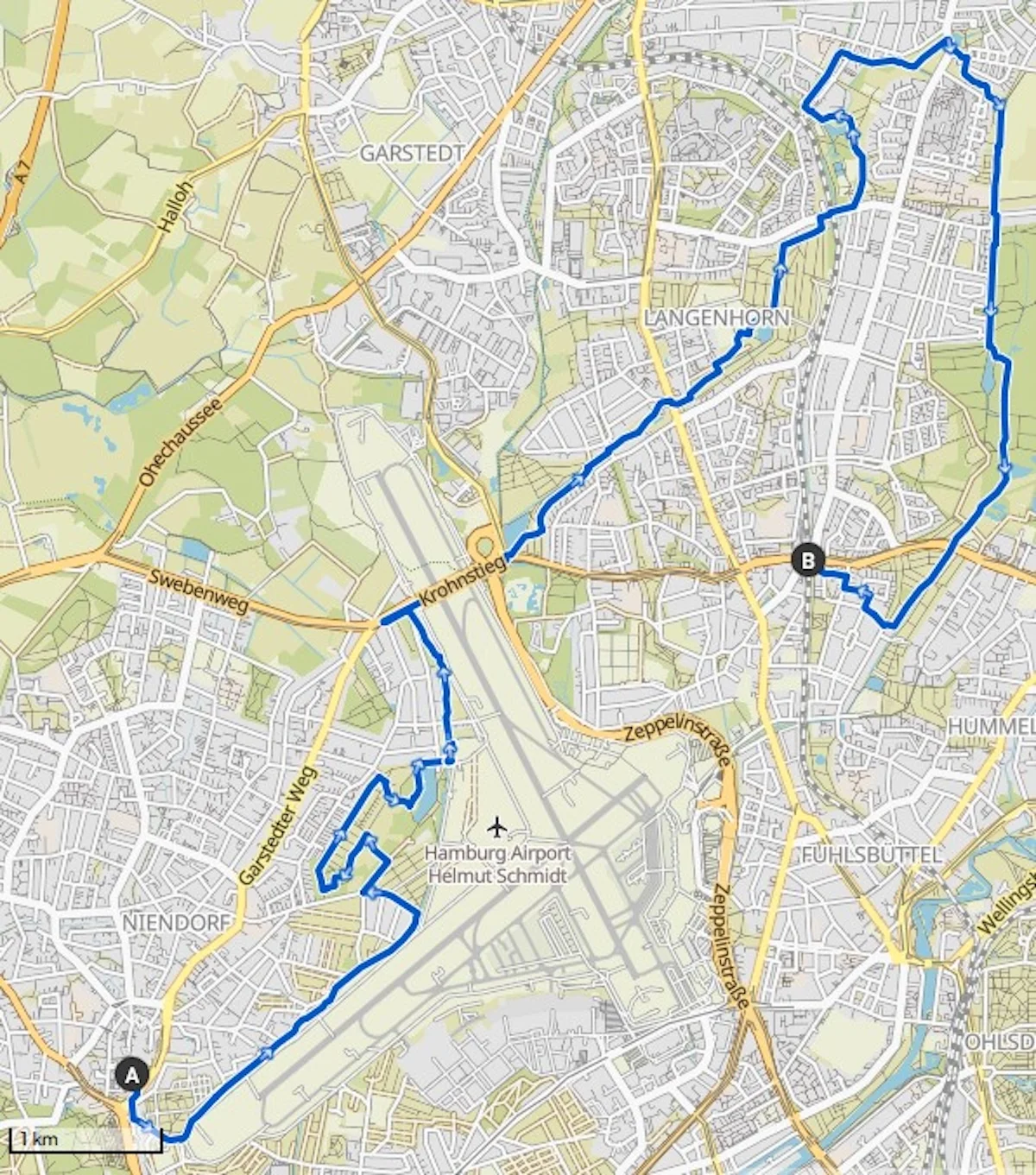 3. MidSummerRun am 21.06.2024 Flyer vom Lauftreff Alstertal e.V.