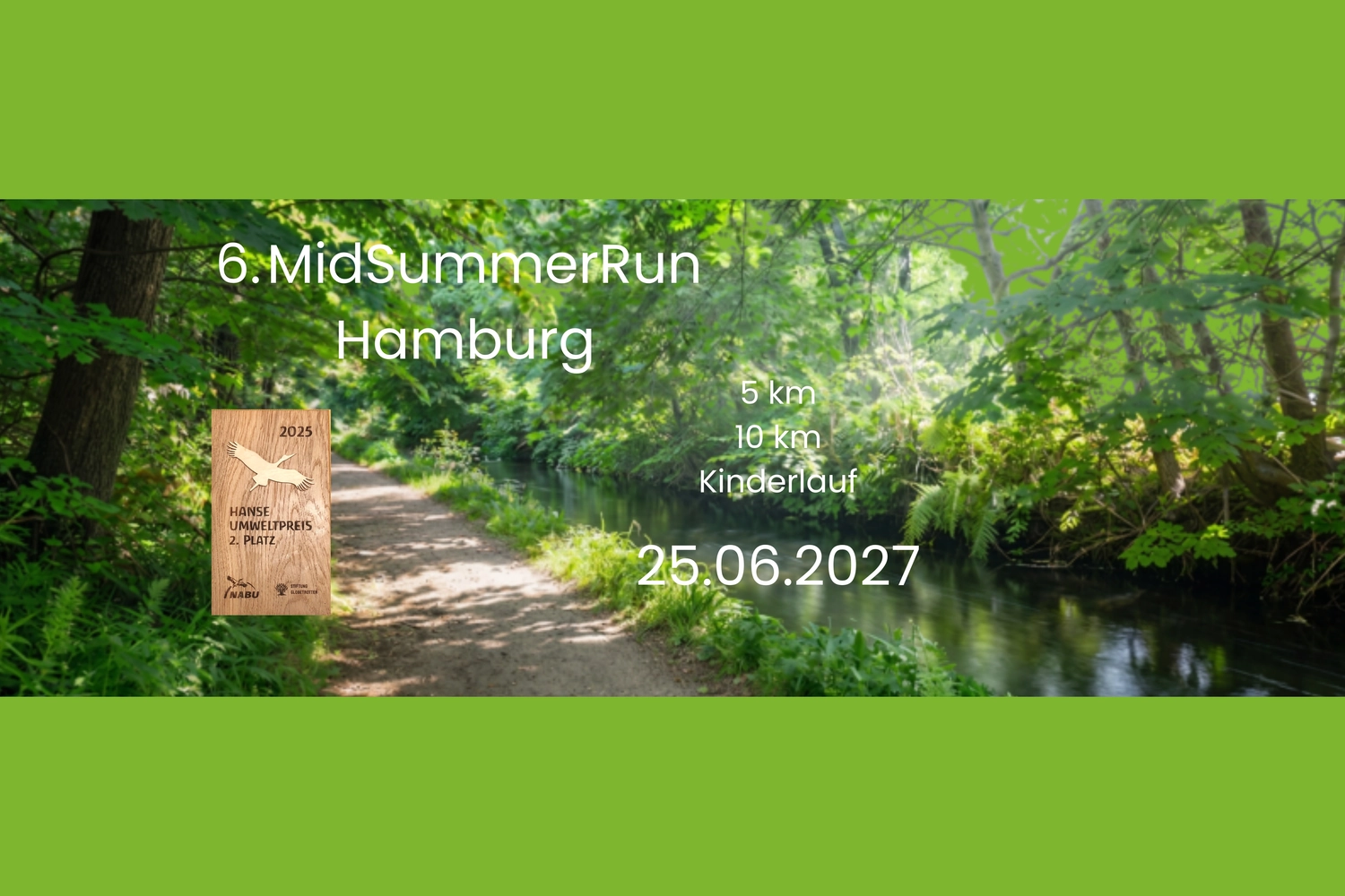 3. MidSummerRun am 21.06.2024 Flyer vom Lauftreff Alstertal e.V.