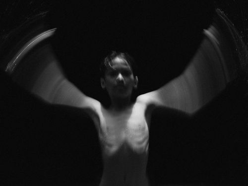 Tian in the river, Ubud