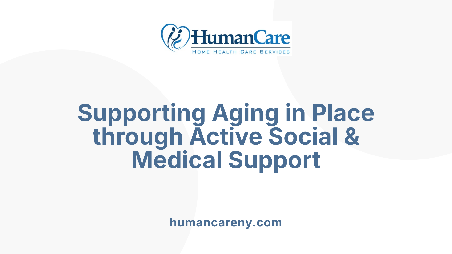 Supporting Aging in Place through Active Social &amp; Medical Support