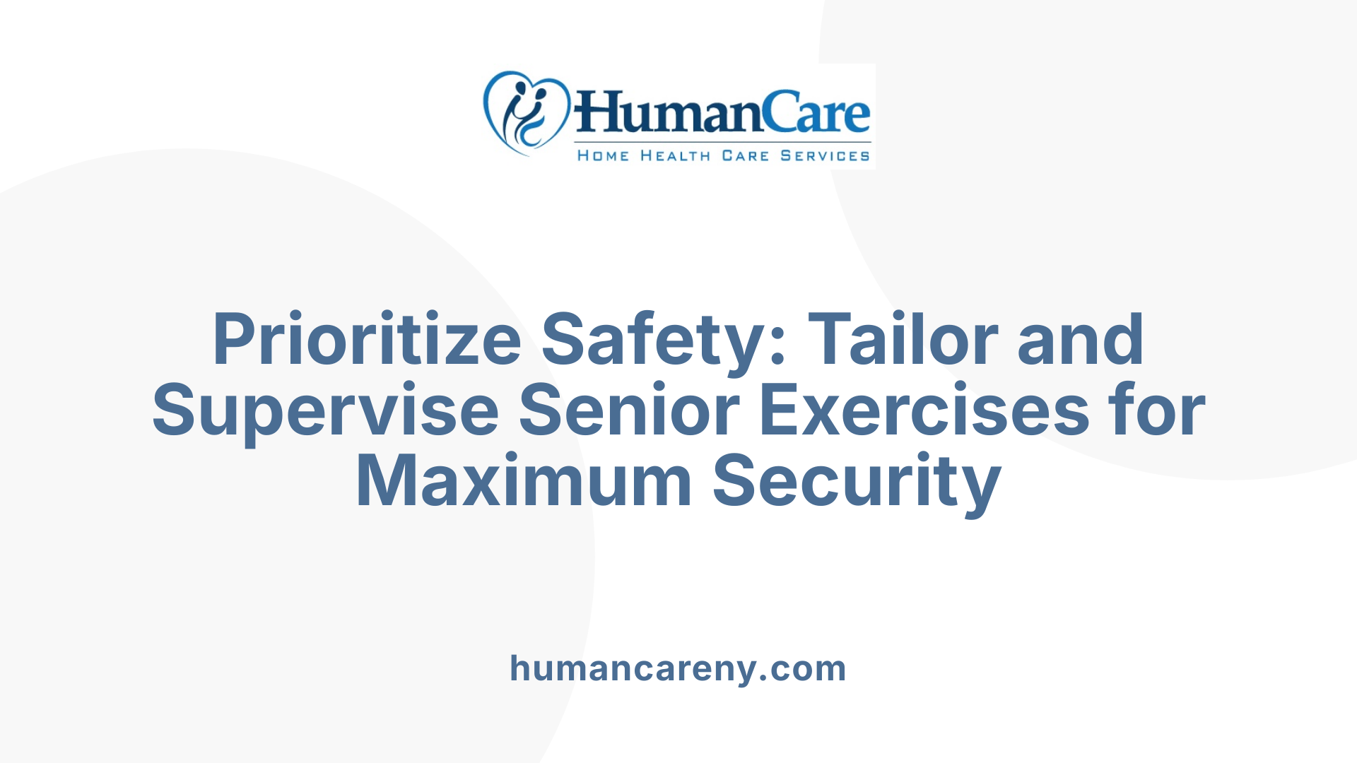 Prioritize Safety: Tailor and Supervise Senior Exercises for Maximum Security