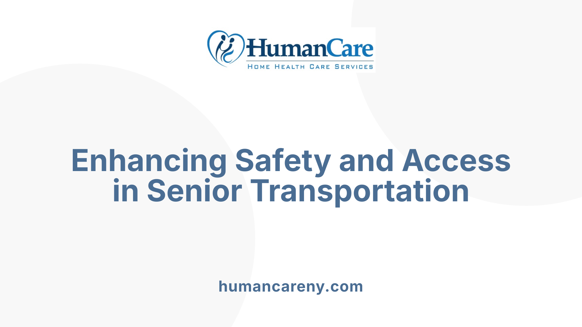 Enhancing Safety and Access in Senior Transportation