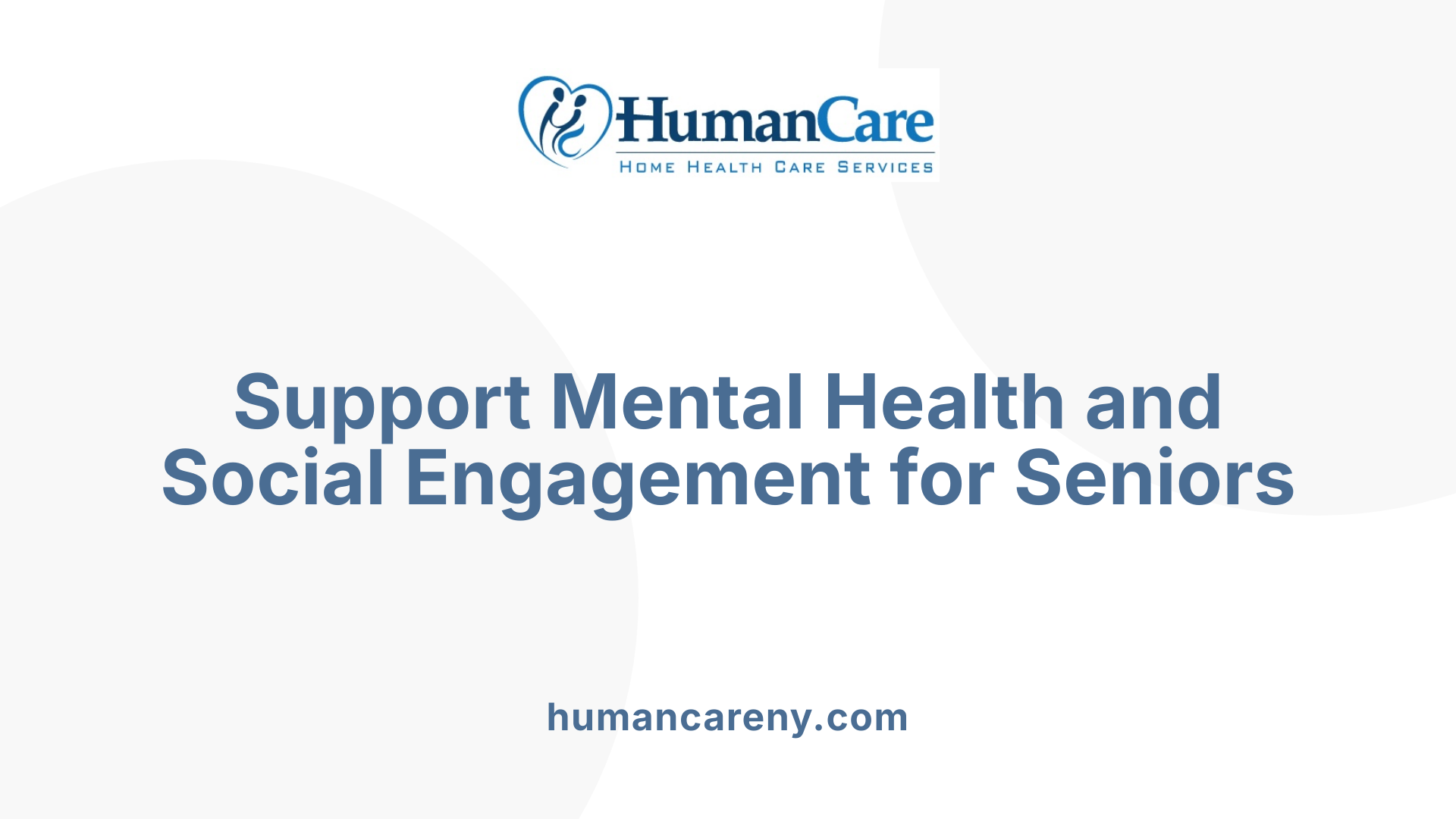Support Mental Health and Social Engagement for Seniors